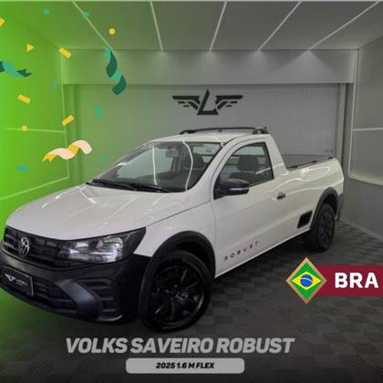 VOLKSWAGEN SAVEIRO 1.6 MSI ROBUST CS 16V FLEX 2P MANUAL VOLKSWAGEN SAVEIRO 1.6 MSI ROBUST CS 16V FLEX 2P MANUAL